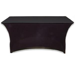 Buffetrok stretch zwart 183x76cm