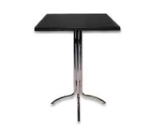 Statafel zwart 80x80cm