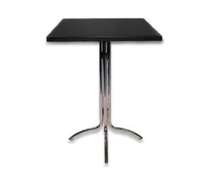 Statafel zwart 80x80cm