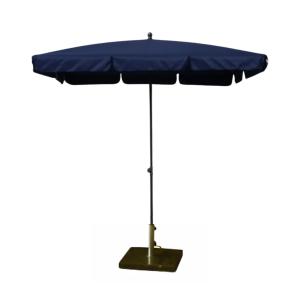 Parasol incl. voet 210x135cm - Donkerblauw