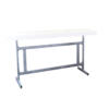Statafel wit met frame 200cm x 60cm